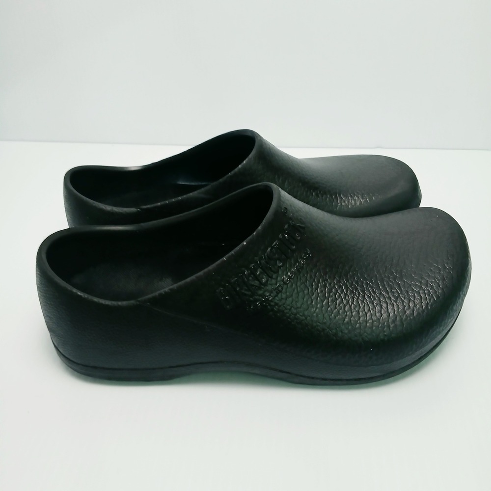 Birkenstock Super Birki Black Clogs Professional Work Shoes Womens 7 Mens 5 38 - Picture 5 of 15